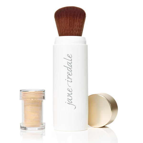 jane iredale powder-me brush golden zonbescherming poeder kopen of bestellen in een webshop & verkooppunt voor make-up in belgië & nederland